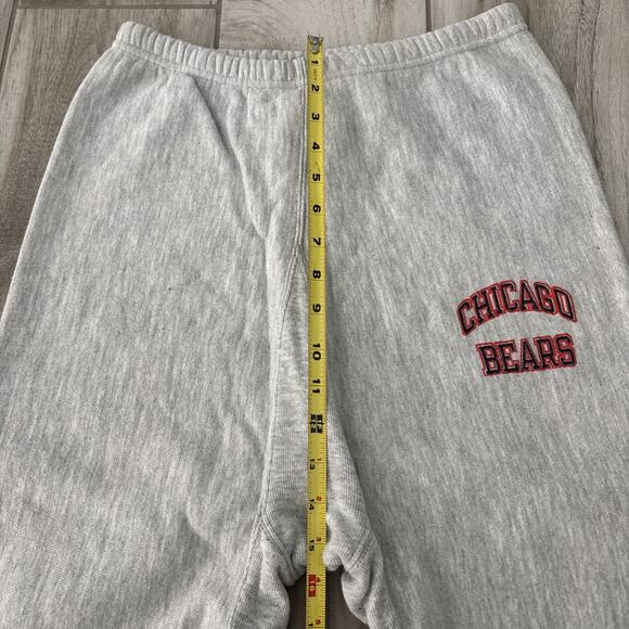 Vintage 80’s Champion Reverse Weave Warmup Sweatpants Men Sz L NFL Chicago Bears - Picture 9 of 12
